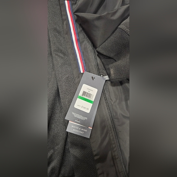 NWT Tommy Hilfiger Men's Legacy Water and Wind Resistant  Bomber Jacket Size L - Picture 6 of 11